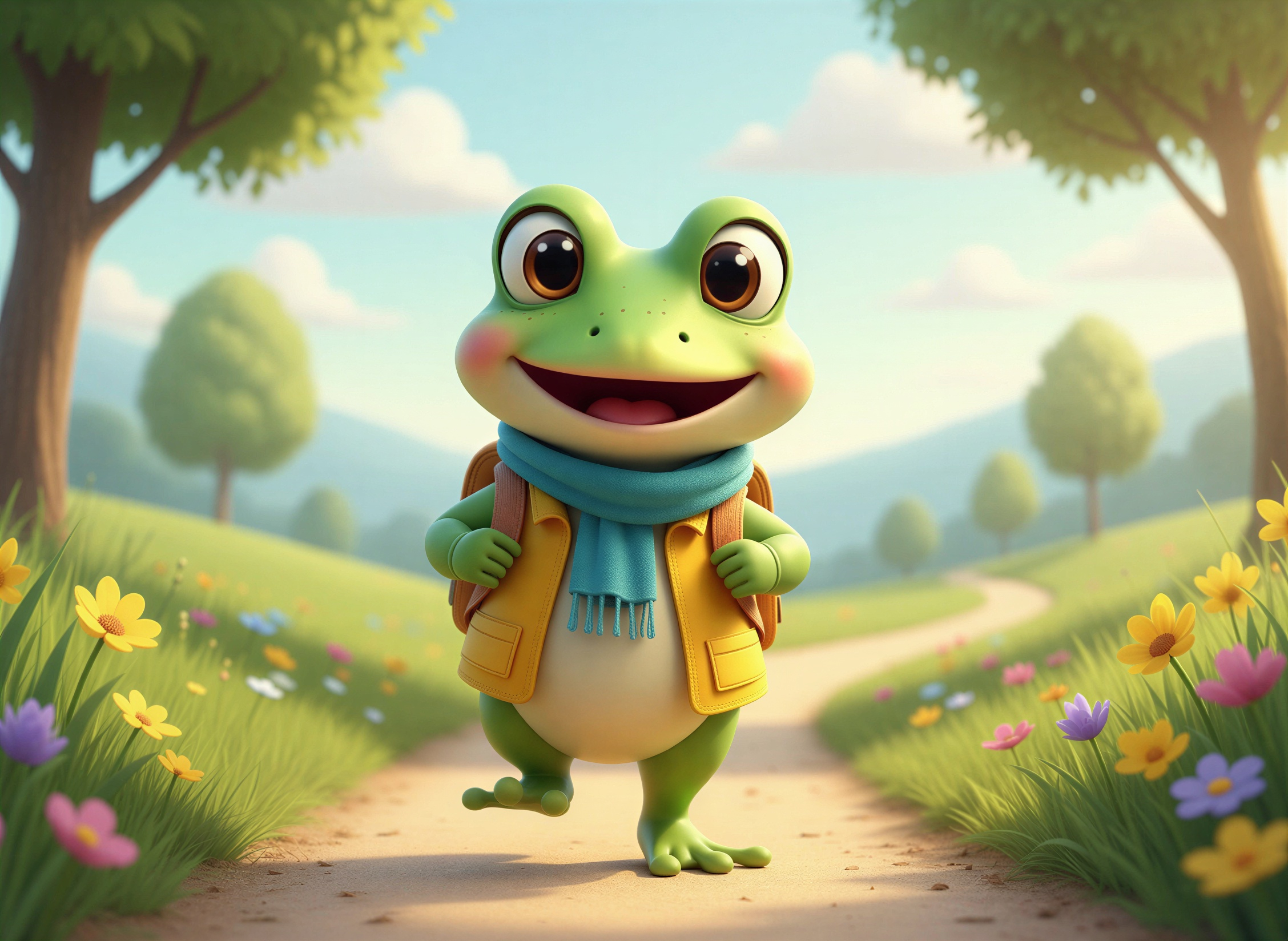 Little Frog Bimo Growing Hearts