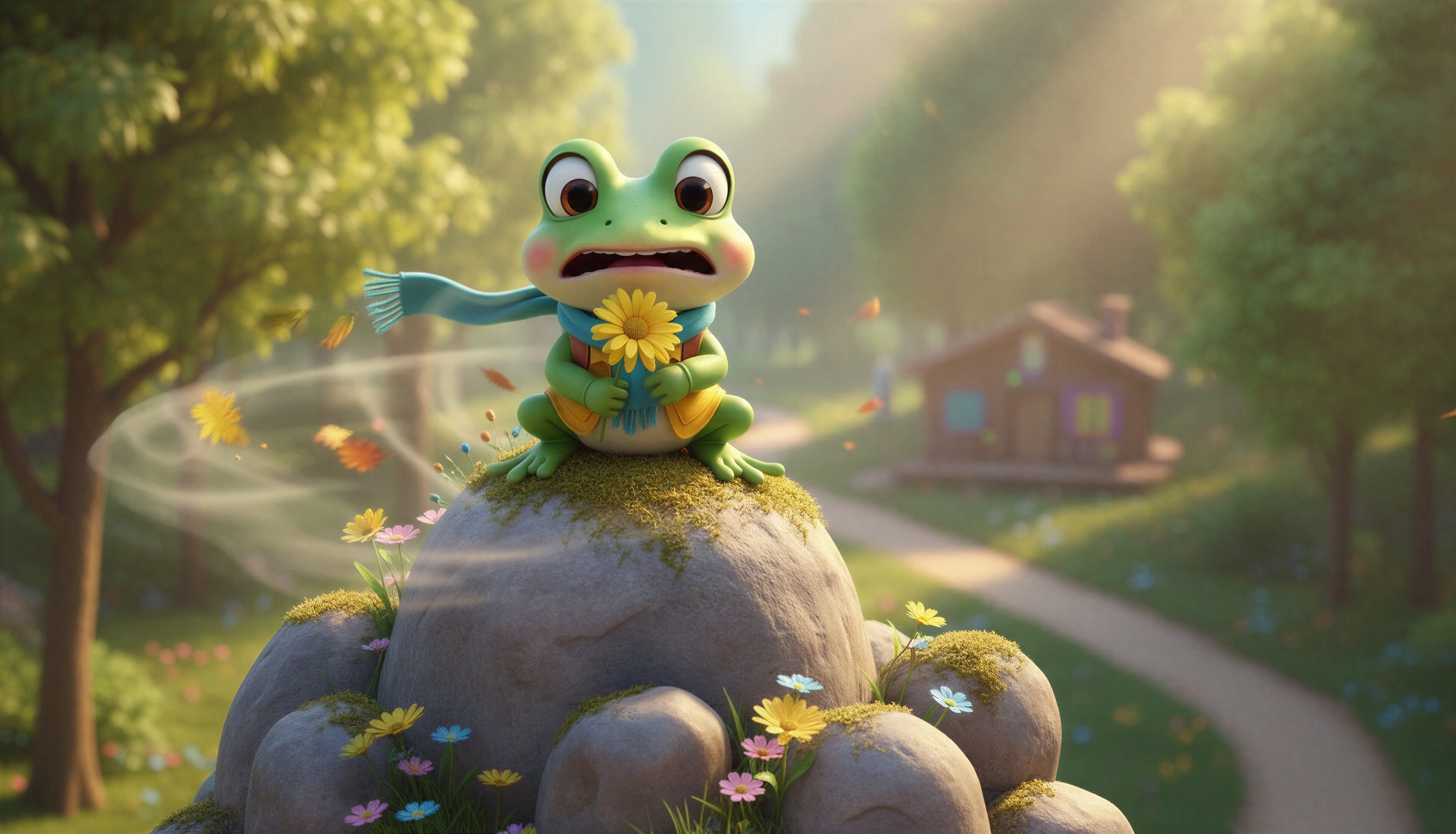 The Flowers Brought to School image 3