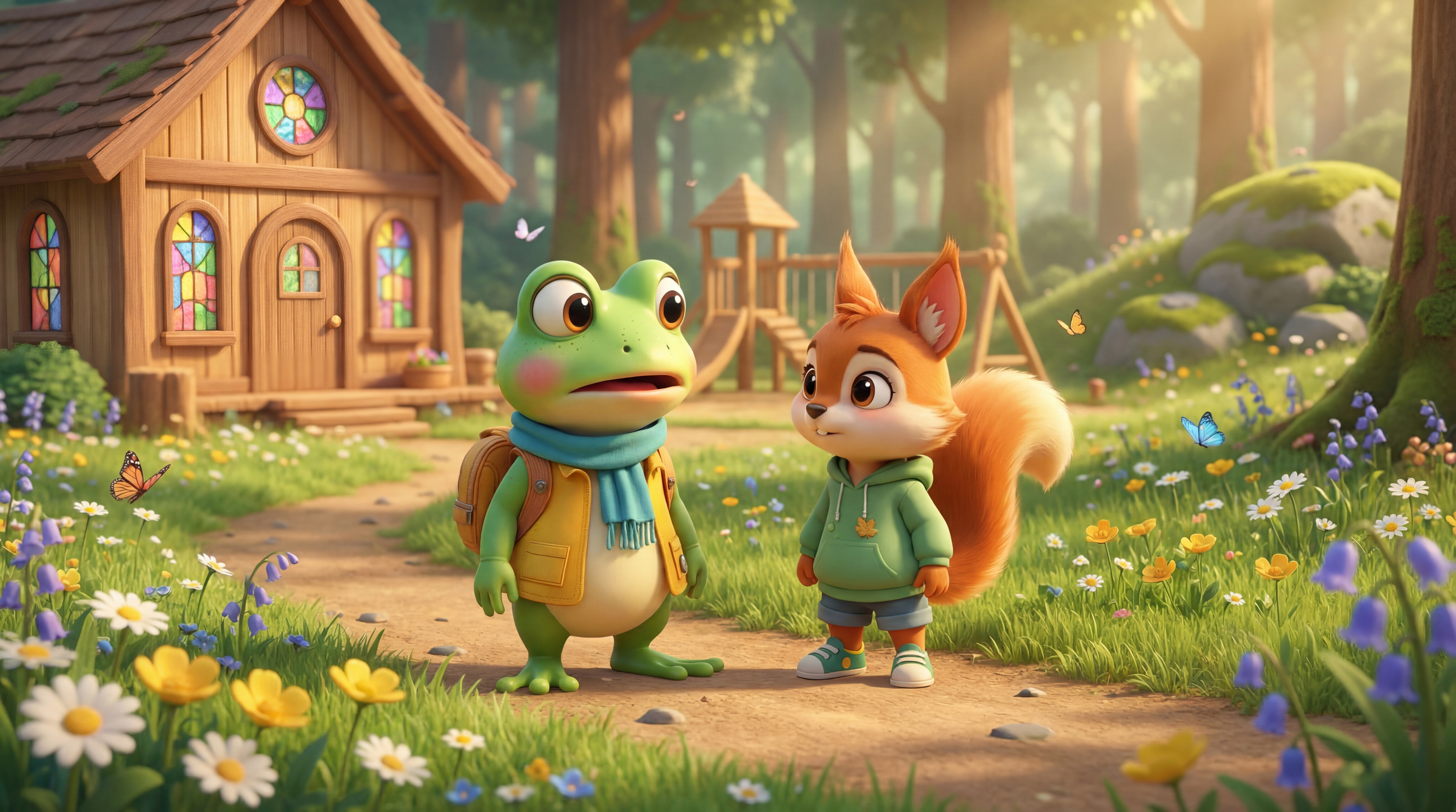 The Flowers Brought to School image 6