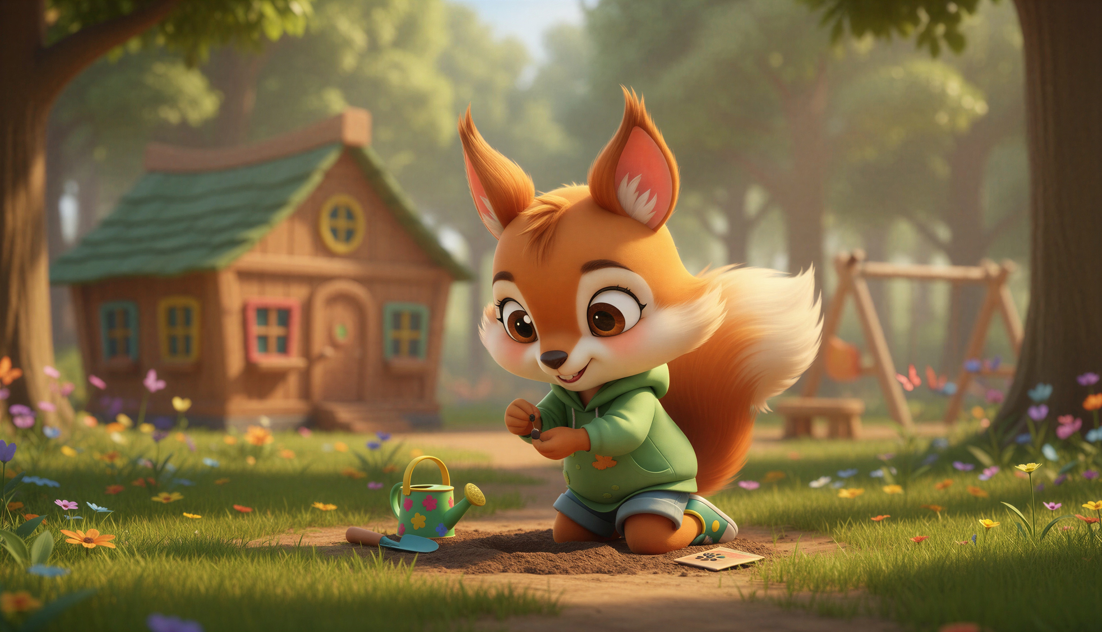 The Flowers Brought to School image 8